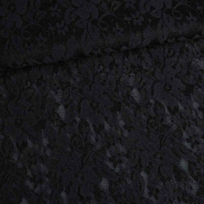 Spitzenstoff stretch schwarz