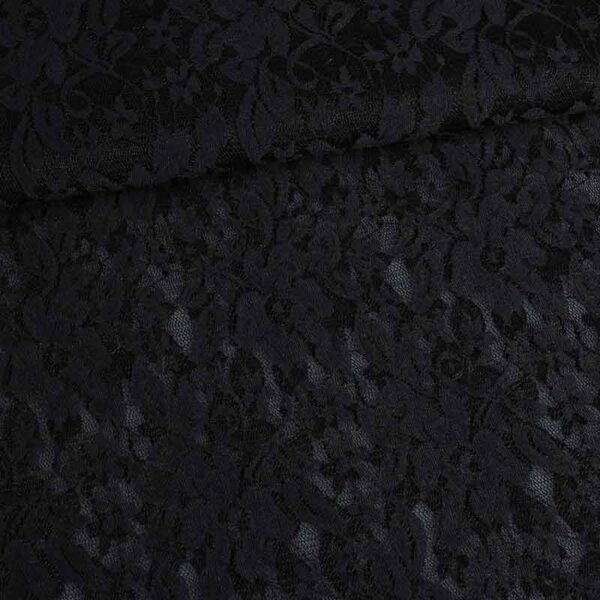 Spitzenstoff stretch schwarz