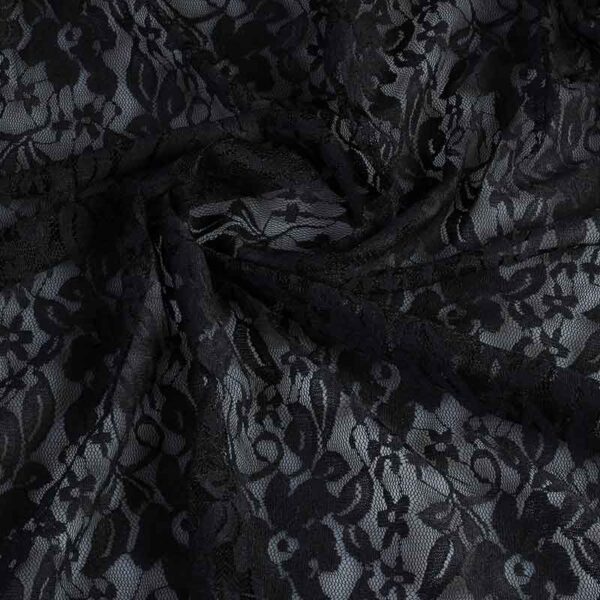 Spitzenstoff stretch schwarz