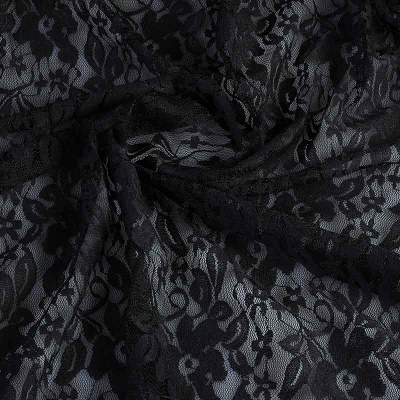Spitzenstoff stretch schwarz