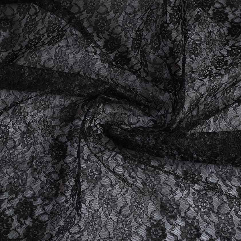 Spitzenstoff schwarz