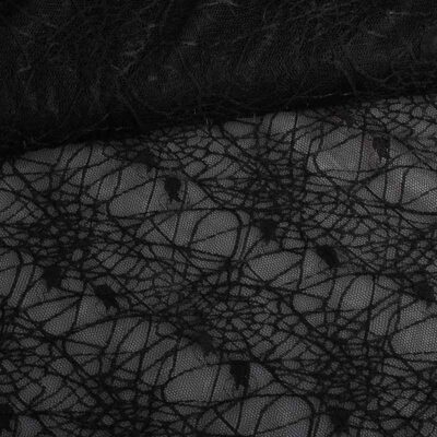 Spinnenweb-Spitze schwarz