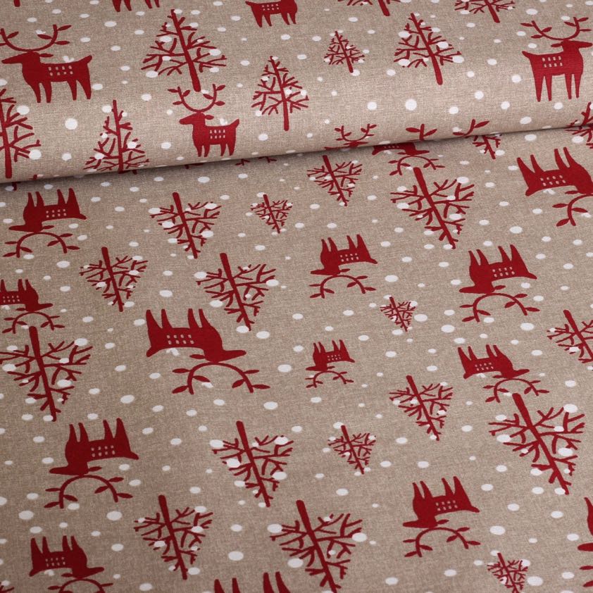 Ottoman-Stoff Weihnachtsmix 1