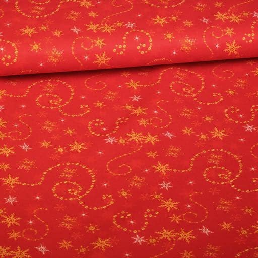 Terlenka-Stoff Weihnachtskette Sterne