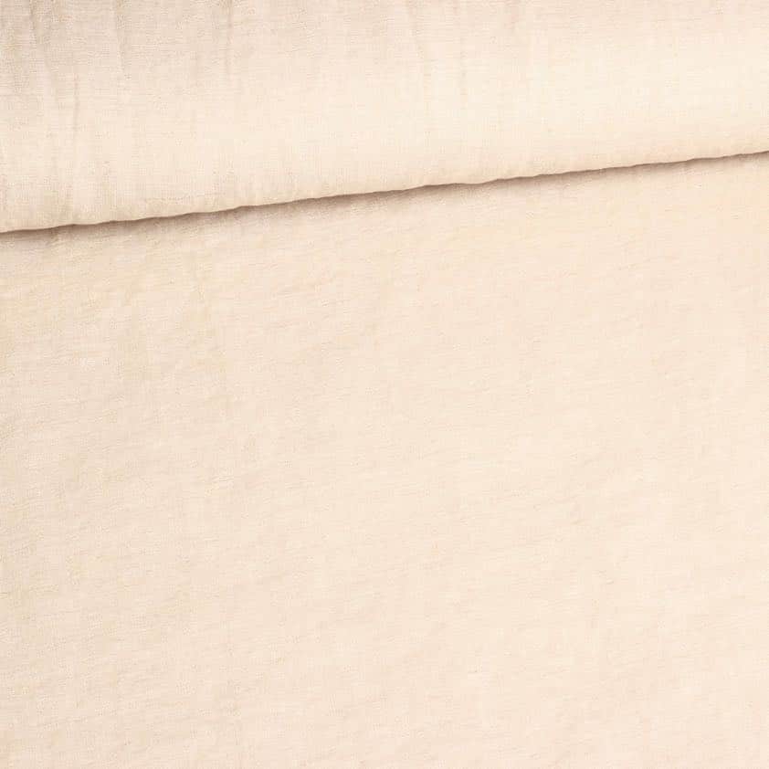 Leinenstoff natur sandwash