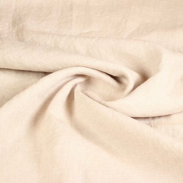 Leinenstoff natur sandwash