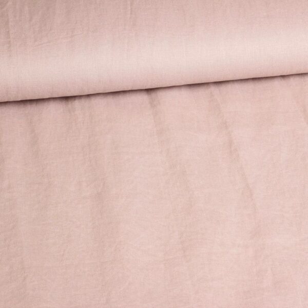 Leinenstoff Sandwash altrosa