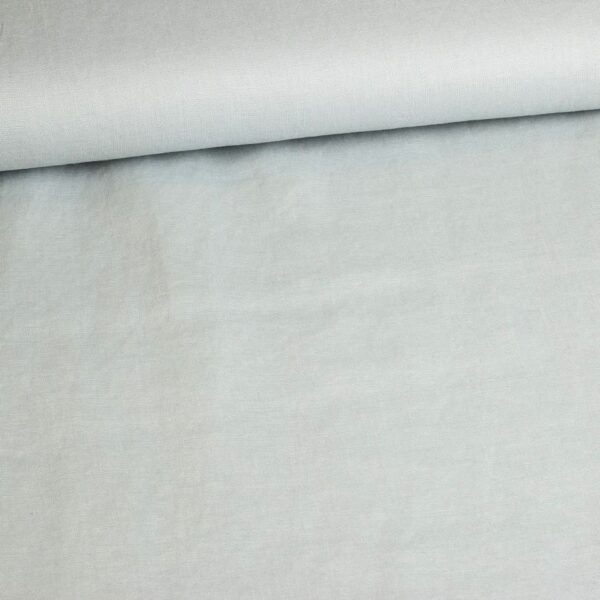 Leinenstoff sandwash altgrün