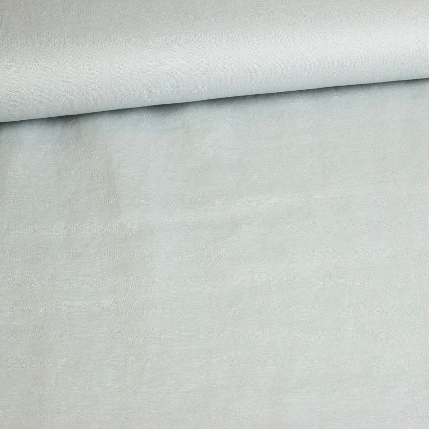 Leinenstoff sandwash altgrün