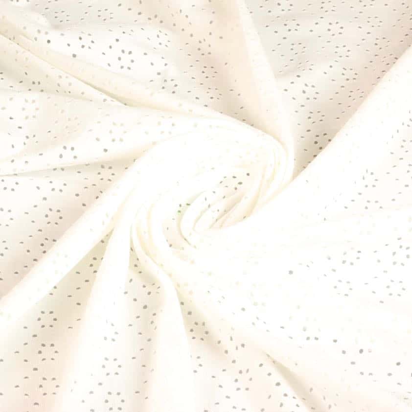 Jersey Broderie off-white