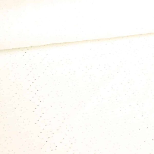 Jersey Broderie off-white