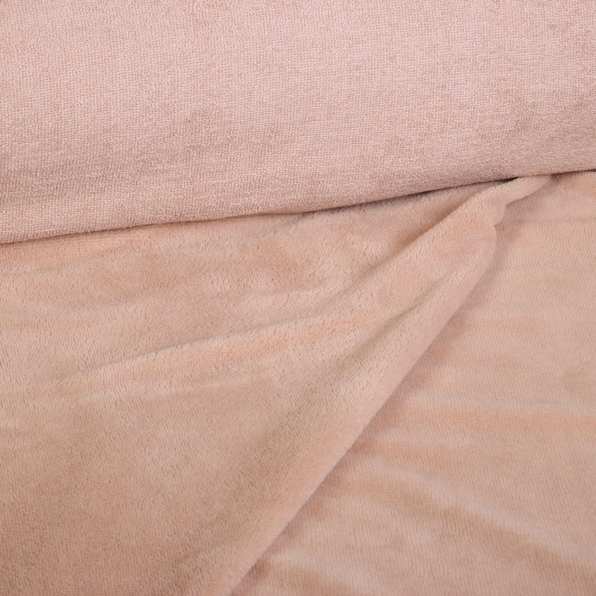 Bamboo Fleece Badestoff altrosa