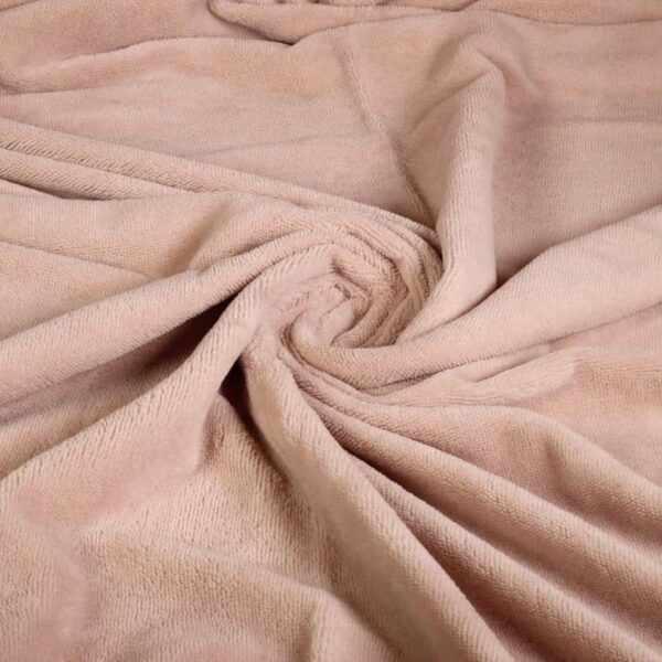 Bamboo Fleece Badestoff altrosa