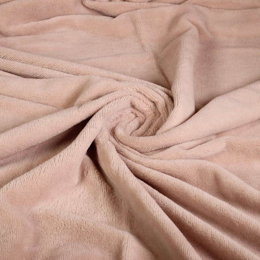 Bamboo Fleece Badestoff altrosa