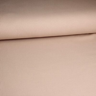 Rib Jersey Baumwolle beige