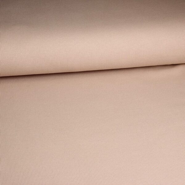 Rib Jersey Baumwolle beige