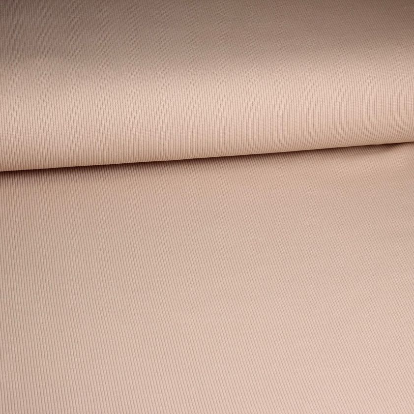 Rib Jersey Baumwolle beige