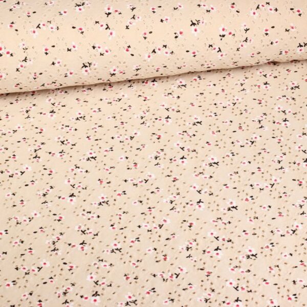 Jersey Broderie ecru