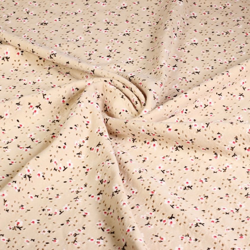 Jersey Broderie ecru