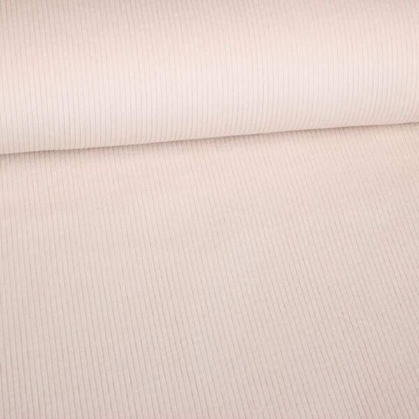 Corduroy-Stoff off white