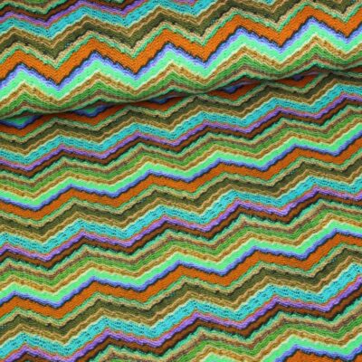 Jersey-Tricot-Stoff digitales Zickzack