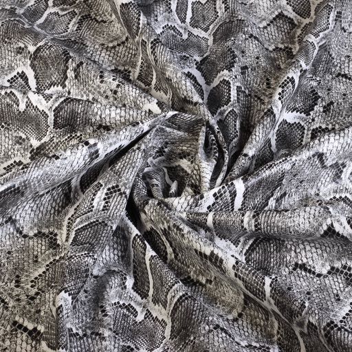 Stretch Kunstleder Krokodil grau