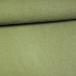 Linnen stone washed legergroen