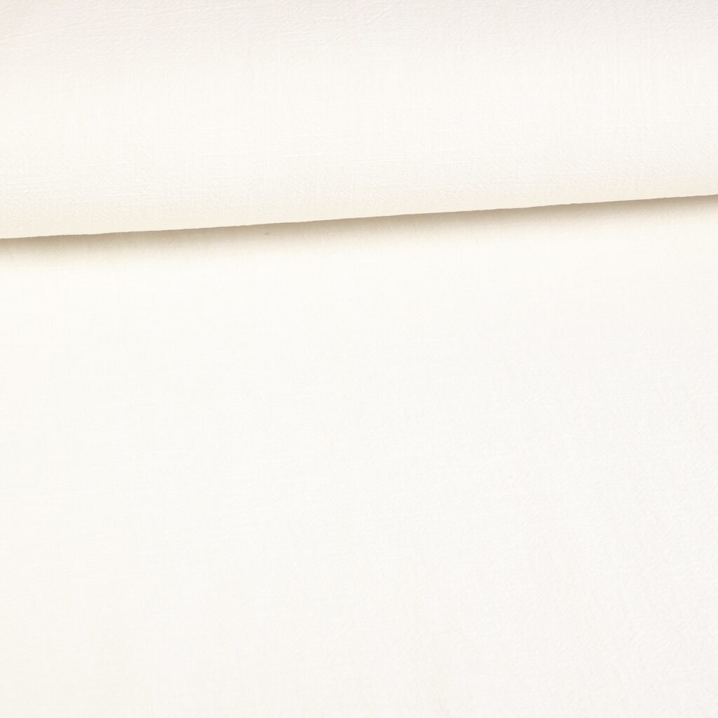 Leinen stone washed off white