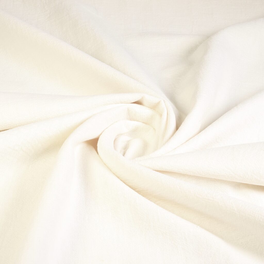 Leinen stone washed off white