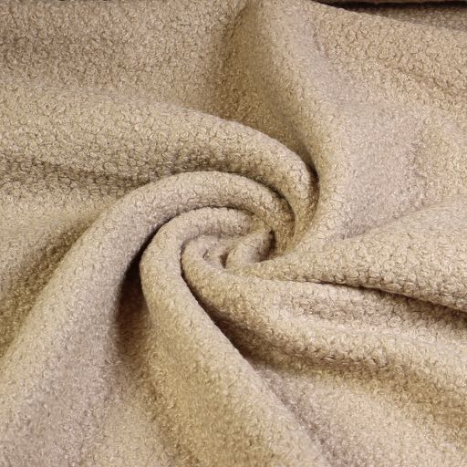 Heavy Bouclé Stoff camel