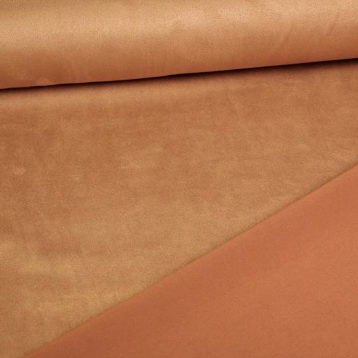 Scuba-Wildleder-Stoff camel