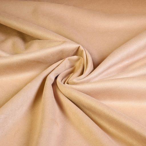 Scuba Suede Stoff beige