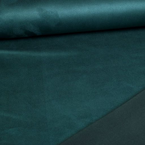 Scuba Suede Stoff petrol