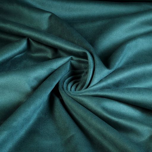 Scuba Suede Stoff petrol