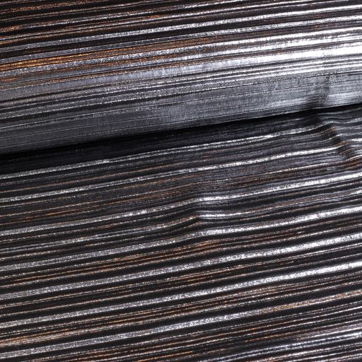 Plissé Jersey Stretch Silber