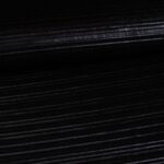 Plissé jersey stretch metallic zwart