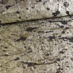 Metallic Brokaat stof goud