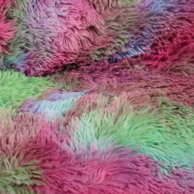 Imitatpelz Tie Dye Multicolor