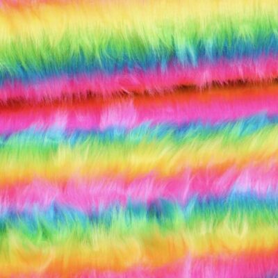 Imitationsfell regenbogen