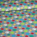 Katoen hondenpoten grijs