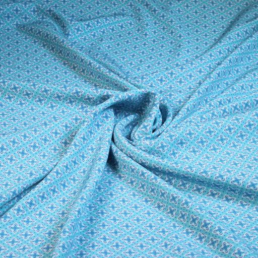 Viscose-Damast Blumen
