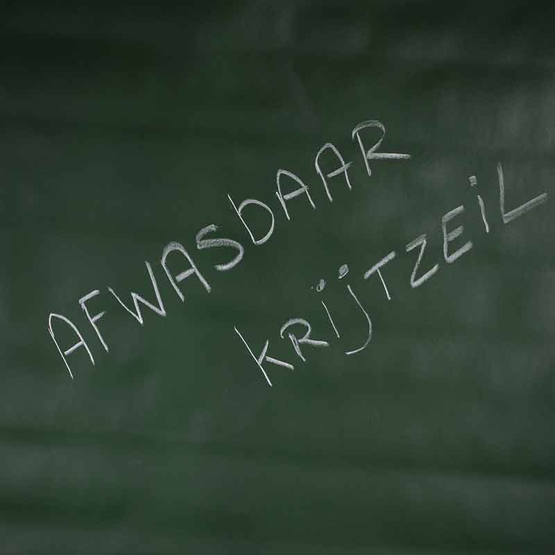 Tischdecke Tafelzeil Kreidetafel grün