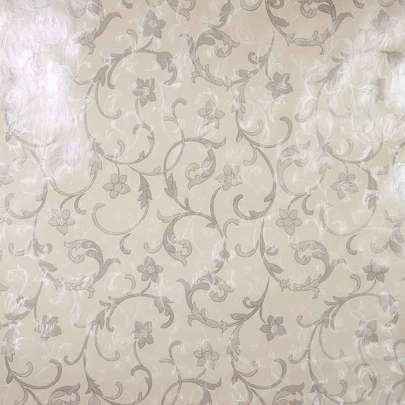 Tafelzeil deluxe paisley bloem silber