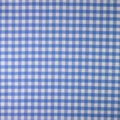 Tischdecke Karo blau 1,5 cm