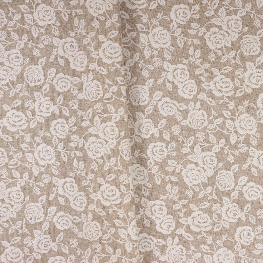 Tafelzeil Leinenlook rose beige