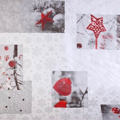Tafelzeil deluxe Weihnachtsstimmung