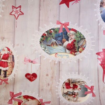 Tafelzeil deluxe Weihnachtsmann