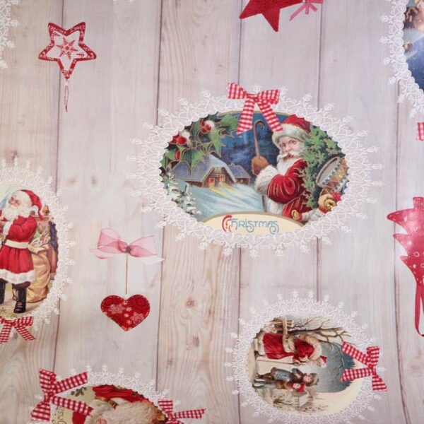 Tafelzeil deluxe Weihnachtsmann