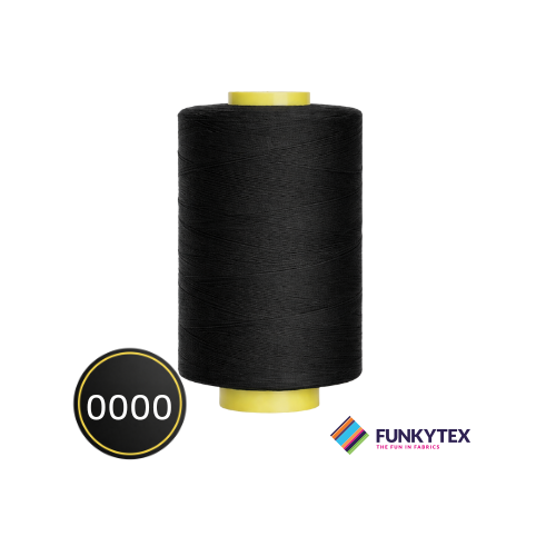 Atelier Nähgarn 1000 Meter Funkytex Schwarz