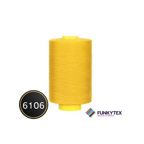 Atelier Nähgarn 1000 Meter Funkytex Gelb